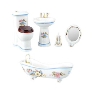 Dolls House Bathroom |Dolls House Furniture| Melody Jane